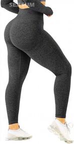 img 4 attached to Transform Your Yoga Experience With High-Waisted Leggings For Women: Seamless, Slimming, And Controlling