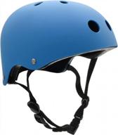 шлем для скейтборда, велосипеда и самоката с высокой вентиляцией для взрослых, молодежи, детей, мужчин и женщин - ferdim логотип