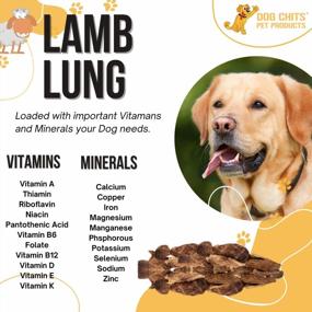 img 1 attached to Dog Chits Lamb Lung Fillets For Dogs - Dog And Puppy Chews, Huge Bag, Made In USA, All-Natural Treats, Crispy Not Crumbly, Large And Small Dogs, Flavor Dogs Love