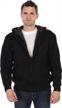 men's heavyweight sherpa lined fleece hoodie jacket by gioberti: stay warm & cozy! logo
