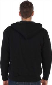 img 2 attached to Men'S Heavyweight Sherpa Lined Fleece Hoodie Jacket By Gioberti: Stay Warm & Cozy!