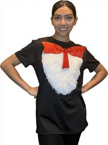 img 2 attached to 3D пушистая рубашка с бантом - костюм ComfyCamper для косплея, Рождество - футболка унисекс для взрослых для мужчин и женщин