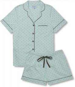 img 2 attached to 100% Cotton Women'S Short Pajama Sets - PajamaGram Pajamas For Better Sleep