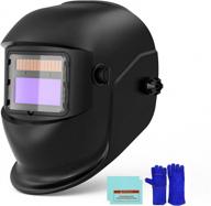 ekkcash darkening solar lithium welding helmet for effective grinding logo