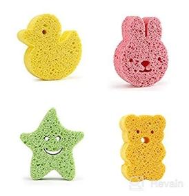 img 4 attached to Bathing Natural Sponges Infants Children