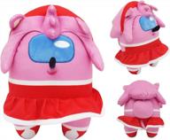 очаровательная плюшевая игрушка timsophia - идеальный подарок для детей - 20 см, розовый логотип