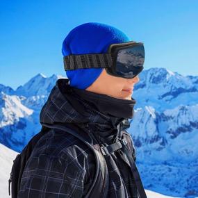 img 3 attached to Xiyalai Ski & Snowboard Goggles For Men & Women - 100% UV Protection