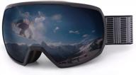 xiyalai ski & snowboard goggles for men & women - 100% uv protection logo