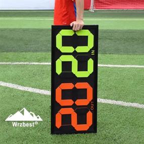 img 3 attached to Enhance Your Team'S Performance With The Wrzbest Double-Sided Football Substitution Board
