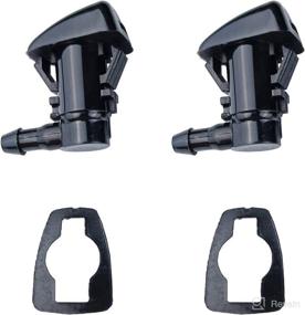 img 4 attached to 🚗 WayJun Windshield Water Jet Washer Nozzle Single Hole (Set of 2) for Jeep Grand Cherokee (2005-2016), Chevy Malibu (2005-2013), Pontiac G6 (2005-2010), Saturn Aura (2007-2010)