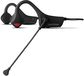 img 4 attached to Bone Conduction Bluetooth Headphones (Pro): Open-Ear Wireless Headset 🎧 with Noise-Canceling Microphone - Ideal for Work, Learning, Running, Driving