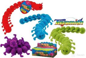 img 1 attached to Toysmith Colorful Crawlies Pack 1