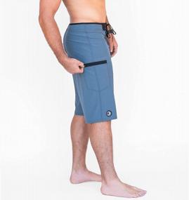 img 2 attached to Enhanced Maui Rippers 4-Way Stretch Boardshorts with a 24 Inch Outseam for Optimal Comfort
