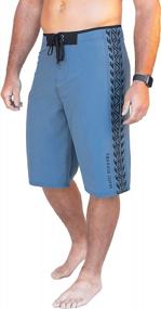 img 3 attached to Enhanced Maui Rippers 4-Way Stretch Boardshorts with a 24 Inch Outseam for Optimal Comfort
