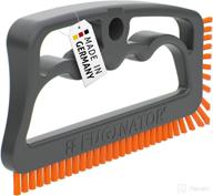 fuginator scrubbing brush for tile and grout: eco-friendly nylon bristle scrubber for 🧽 bathroom and kitchen - 100% recycled materials, ideal for cleaning floor joints and tile seams logo