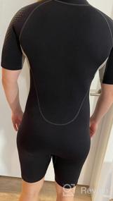 img 7 attached to Abahub Shorty Wetsuits For Men And Women - Perfect For Snorkeling, Surfing & Scuba Diving