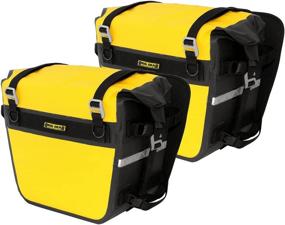 img 4 attached to Nelson-Rigg SE-3050-YEL Sierra Dry Saddlebags - 100% Waterproof, Yellow, Perfect Fit for Adventure and Dual Sport Motorcycle Racks