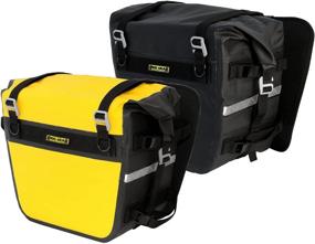 img 2 attached to Nelson-Rigg SE-3050-YEL Sierra Dry Saddlebags - 100% Waterproof, Yellow, Perfect Fit for Adventure and Dual Sport Motorcycle Racks