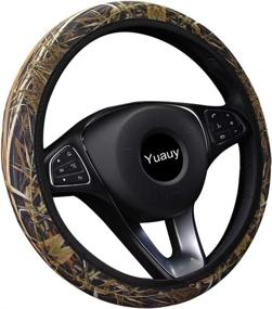 img 2 attached to Yuauy Camouflage Microfiber Anti Slip Accessories Interior Accessories