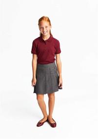 img 2 attached to French Toast Little Interlock Burgundy Girls' Clothing in Tops, Tees & Blouses