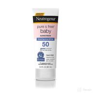 👶 neutrogena pure & baby mineral sunscreen lotion with spf 50, zinc oxide, water resistance, hypoallergenic & tear-free formula - pack of 2, 3 fl. oz each logo