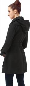 img 1 attached to Waterproof Hooded Trench Coat For Women: The BGSD Leah Mid-Length Coat
