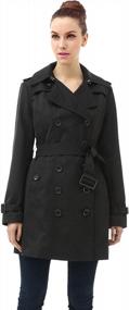 img 2 attached to Waterproof Hooded Trench Coat For Women: The BGSD Leah Mid-Length Coat