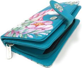 img 2 attached to Teal Women's Handbags & Wallets: Shag Wear Unicorn Wallet