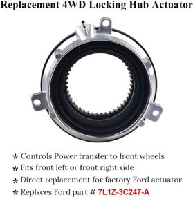 img 3 attached to 🔧 WMPHE 4WD Auto Locking Hub Axle Actuator - Compatible with Ford F150 2004-2015 & Ford Expedition 2003-2015 - Replaces OEM 600-105 7L1Z-3C247-A - Front Left/Right