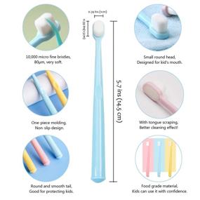img 3 attached to Kid-friendly EasyHonor Toothbrush with Soft Bristles for Toddlers and Children