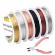 6-pack 24 gauge copper wire jewelry beading supplies for bracelets, necklaces & crafts - 6 colors by eutenghao logo