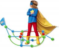 79-piece stem building toy starter pack: eezy peezy connect n build toys for kids logo