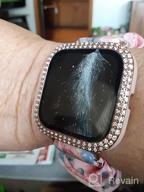 img 1 attached to Surace Compatible For Fitbit Versa 3 Case, Bling Crystal Diamond Frame Protective Case Compatible For Fitbit Versa 3 Smart Watch (3 Packs, Rose Gold/Pink Gold/Clear) review by Thomas Silva