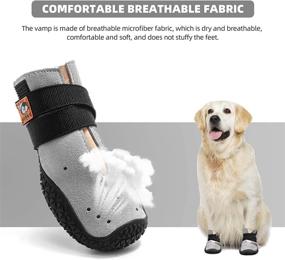 img 1 attached to Hcpet Breathable Reflective Skid Proof Protectors Dogs