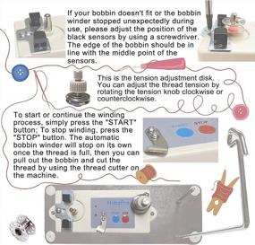 img 1 attached to 🧵 HimaPro Automatic Bobbin Winder: Electrical Sewing Machine Bobbin Winder, Fast & Efficient Winding