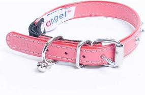 img 2 attached to Angel Pet Supplies Leather Studded Cats ~ Collars, Harnesses & Leashes