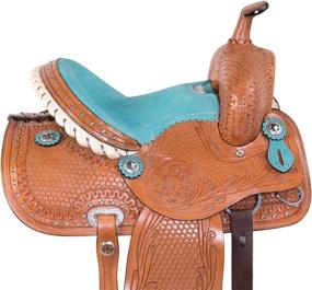 img 2 attached to Get Your Little Cowboy/Cowgirl Ready With Acerugs Western Horse Saddle And Tack Set For Kids And Youth