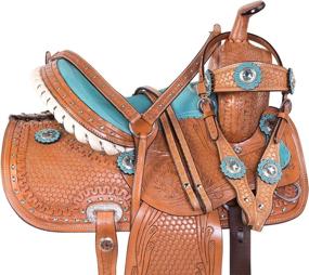 img 4 attached to Get Your Little Cowboy/Cowgirl Ready With Acerugs Western Horse Saddle And Tack Set For Kids And Youth