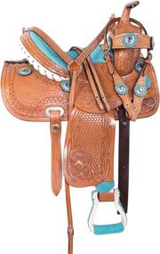 img 3 attached to Get Your Little Cowboy/Cowgirl Ready With Acerugs Western Horse Saddle And Tack Set For Kids And Youth