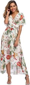 img 1 attached to VintageClothing Womens Floral Summer Dresses Women's Clothing : Dresses