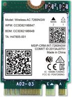 📶 беспроводной сетевой адаптер - m2 2230 wi-fi карта - двухдиапазонный 802.11ac 2x2 mimo - 300мбит/с 2.4ггц или 867мбит/с 5ггц - bluetooth 4.0 - intel wireless-ac 7260 ngw - для ноутбуков и настольных пк логотип