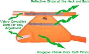 img 2 attached to 🐶 High Visibility 2PET Dog Hunting Vest and Reflective Safety Vest - Safeguard Your Pet from Car and Hunting Accidents in Urban and Rural Areas - Wide Range of Colors and Sizes Available