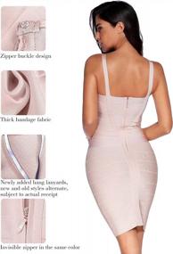 img 2 attached to Meilun Women'S Bandage Bodycon Dress Strap Evening Party Pencil Dress