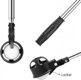 img 3 attached to Stainless Telescopic Extendable Golf Ball Retriever By Prowithlin With Grabber Claw Sucker Tool For Water Retrieval – Perfect Golf Gift For Men