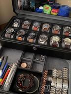 img 1 attached to Organize Your Timepieces In Style With Rothwell'S Luxury Leather Watch Box review by Justin Ott