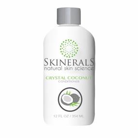 img 4 attached to Skinerals Sulfate Free Crystal Coconut Conditioner With Organic And Natural Ingredients, 12 Fl Oz Bottle