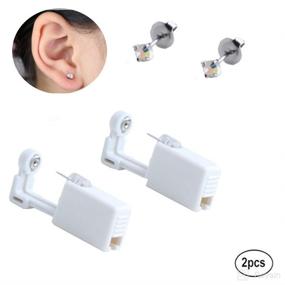 img 3 attached to Colorful Disposable Pack Piercing Earrings: Stylish and Convenient Solution