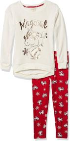 img 2 attached to 👧 One Step Up Girls' Fleece Leggings - Clothing at Leggings+