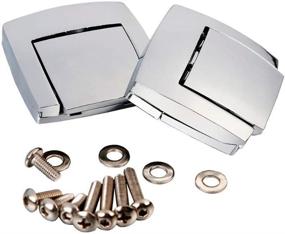 img 3 attached to 🏍️ Enhance Your Harley Davidson Touring & Trike Experience with XMT-MOTO Chrome Razor Chopped King Luggage Tour Pack Latches Kit (1988-2013)