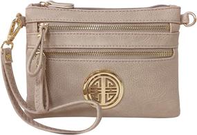 img 4 attached to Solene Detachable Wristlet Crossbody Pockets Women's Handbags & Wallets ~ Wristlets